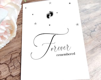 Forever Remembered Card | Baby Loss Card | Miscarriage Sympathy Card | Pregnancy Loss Card | Thinking Of You |
