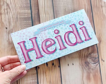 Carte d'examen personnalisée portant sur la chance pour les filles – « Vous avez ça ! Carte d'encouragement - Motif floral pastel - Carte de motivation étudiante.