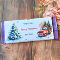 Personalised Teacher Christmas Chocolate Wrapper | Festive Gift Sleeve for 100g Bar