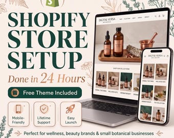 Création de boutique Shopify en 24 h | Thème optimisé pour la conversion inclus | Service de développement web sur mesure | Refonte de site web