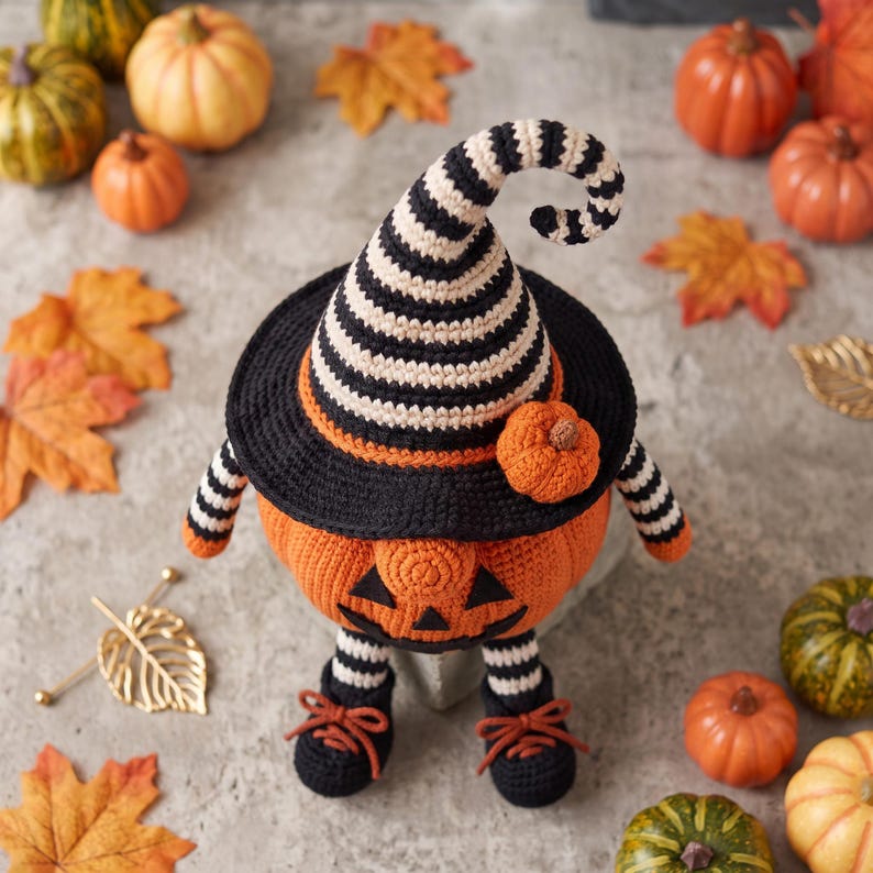 Halloween Pumpkin Gnome Crochet Pattern PDF Witch Gnome Pattern, Spooky Amigurumi, Witch Hat Pattern, Halloween Decor, Digital Download
halloween crochet
witch gnome pattern
spooky amigurumi
halloween craft pdf
halloween decor
halloween crochet
halloween gift
halloween decoration
witch hat pattern
ghost pumpkin
amigurumi pattern
crochet pattern
fall decor
digital download
halloween decor
thanksgiving
thanksgiving decor
gift for her
gift for him
personalized gift