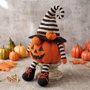 Halloween Pumpkin Gnome Crochet Pattern PDF Witch Gnome Pattern, Spooky Amigurumi, Witch Hat Pattern, Halloween Decor, Digital Download
halloween crochet
witch gnome pattern
spooky amigurumi
halloween craft pdf
halloween decor
halloween crochet
halloween gift
halloween decoration
witch hat pattern
ghost pumpkin
amigurumi pattern
crochet pattern
fall decor
digital download
halloween decor
thanksgiving
thanksgiving decor
gift for her
gift for him
personalized gift