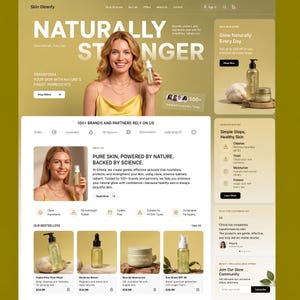Custom Website Development Service | Responsive Website | Skincare WordPress Website Development | Business Website | Website Redesign