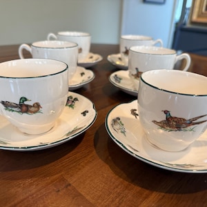 【J Gilbert & Son】 エドワーディアン コーヒーセット 3点 Johnson Brother Brookshire Cup Set - Etsy
