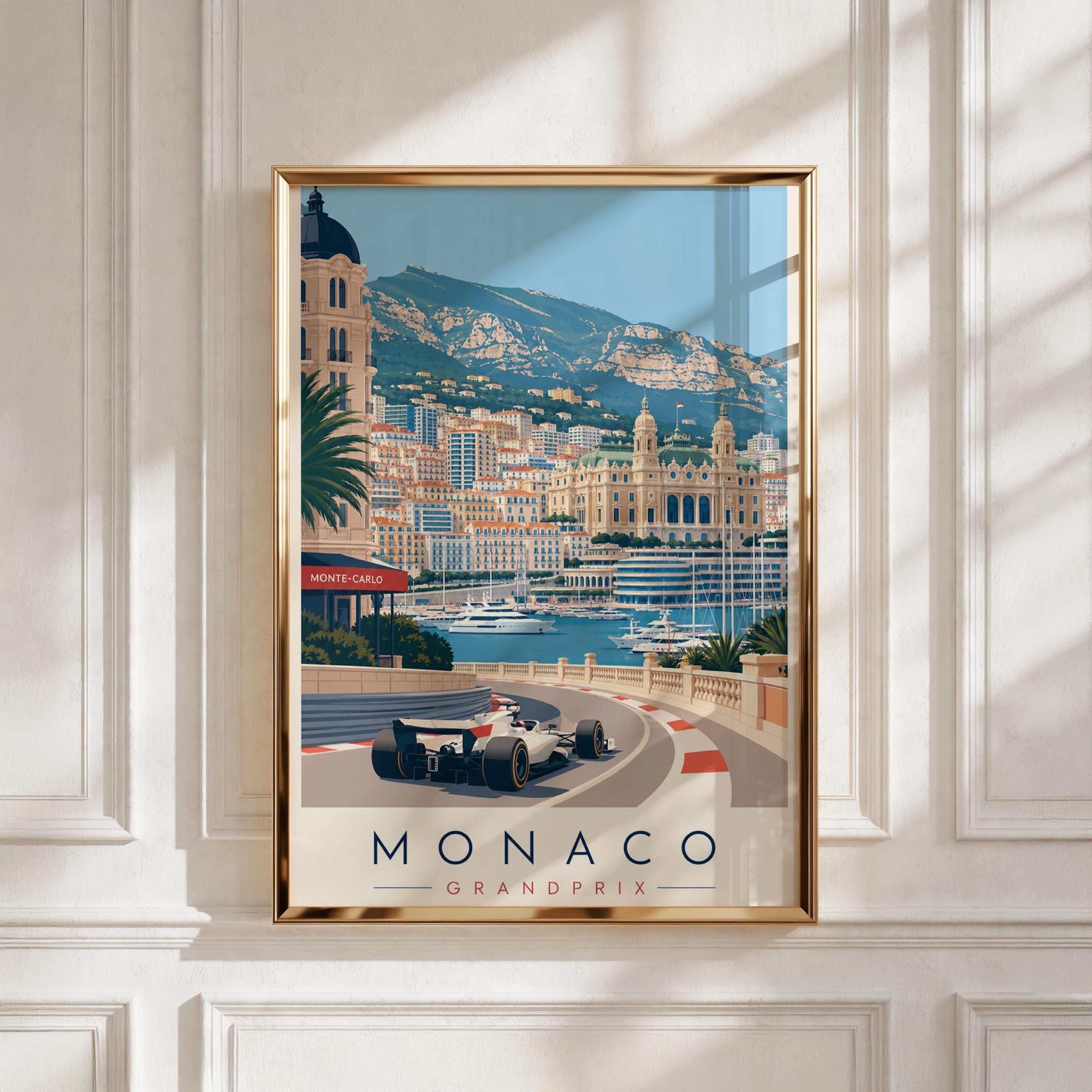 F1 Monaco Poster - Etsy