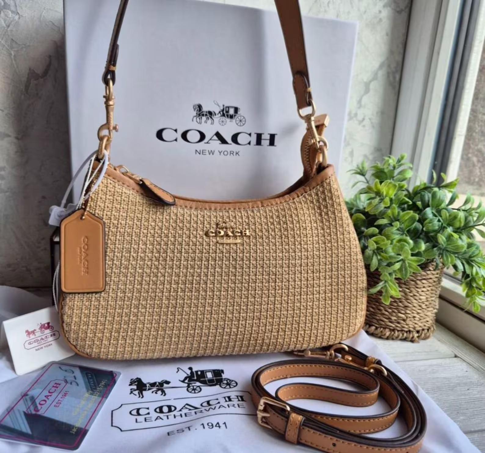 COACH Soho 2Way One Shoulder Bag Old Teri Shoulder Bag — Woven 
