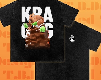 Rivals of Aether 2 Kragg T-Shirt - Snow Washed Oversized