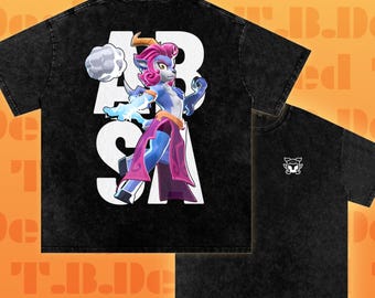 Rivals of Aether 2 Absa T-Shirt - Snow Washed Oversized