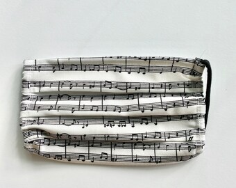 Music Notes Reusable cloth washable Face Masks