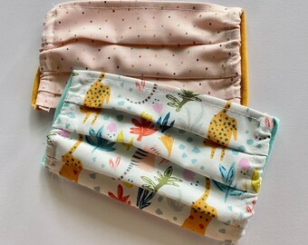 Reusable child or adult cloth washable Face Masks