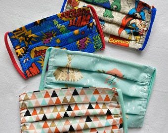Reusable cloth washable Face Masks Childrens sizes