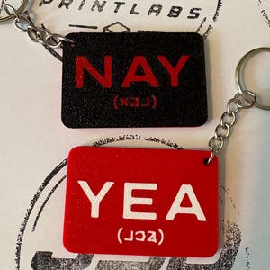 THE ORIGINAL MCR yea nay sign