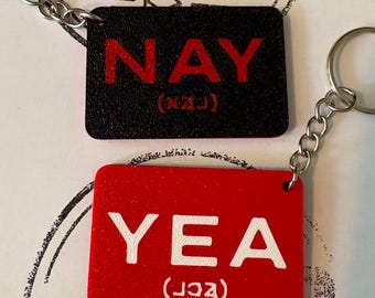 THE ORIGINAL MCR yea nay sign