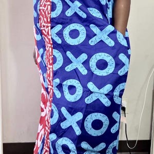 African Ankara kaftan/ rich aunty boubou