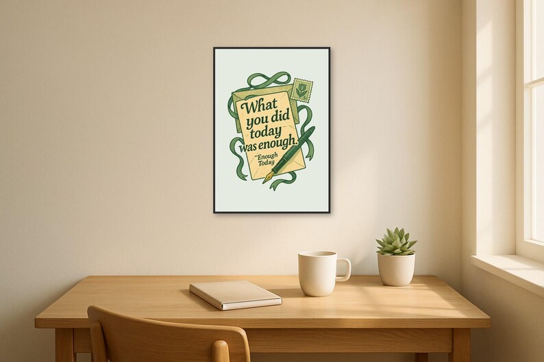 Enough Today — Lifestyle — morning-desk