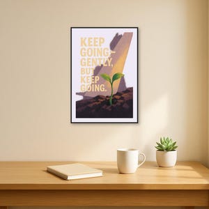 The Worn Envelope You Didn't Throw Away — framed poster room scene