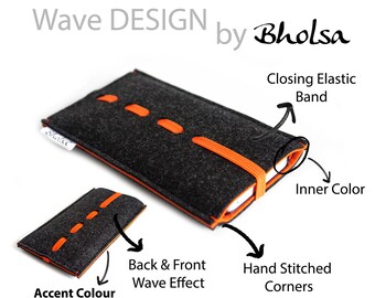 Xiaomi 14 | Xiaomi 14T Pro | Case Felt sleeve Padded and Protective Cover for Xiaomi 14 |Xiaomi 14T Pro- Wave Design- Graffiti Black