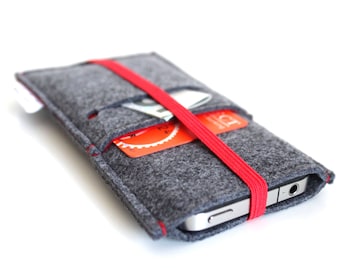 Xiaomi 14 | Xiaomi 14T Pro | Case Felt sleeve Padded and Protective Cover for Xiaomi 14 |Xiaomi 14T Pro - Elastic Design - Charcoal Grey