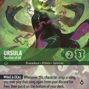 Ursula - Allas bedragare - 212-204 Orica TCG - Holo-kort - Lorcana-ombud