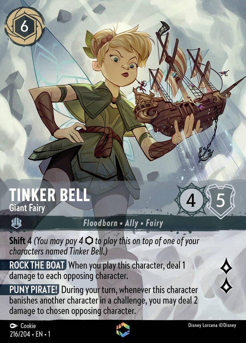 Tinker Bell Enchanted Lorcana - Etsy