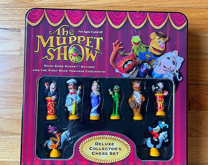 Muppet Chess The Muppet Show Deluxe Collector’s Chess Set Collectible Game Jim ...