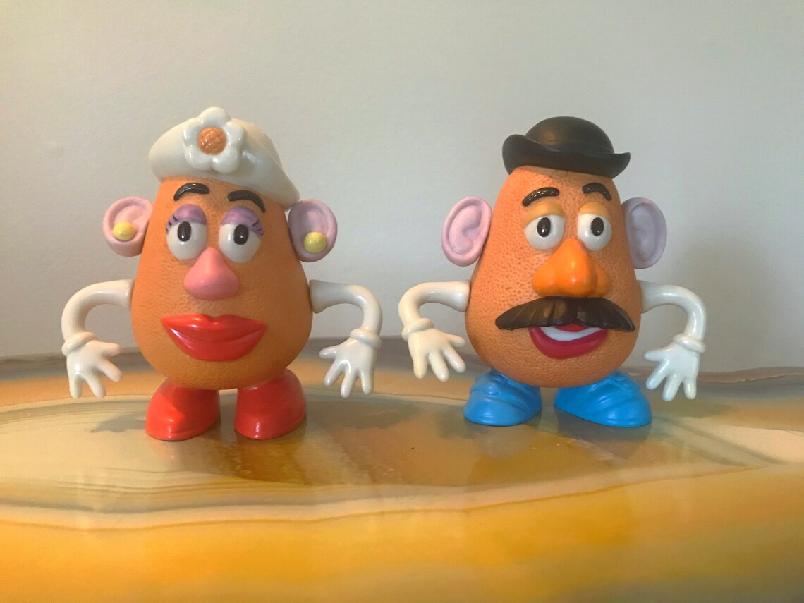 Vintage Disney Pixar Mr. & Mrs. Potato Head Toy Story 2 1999 Etsy