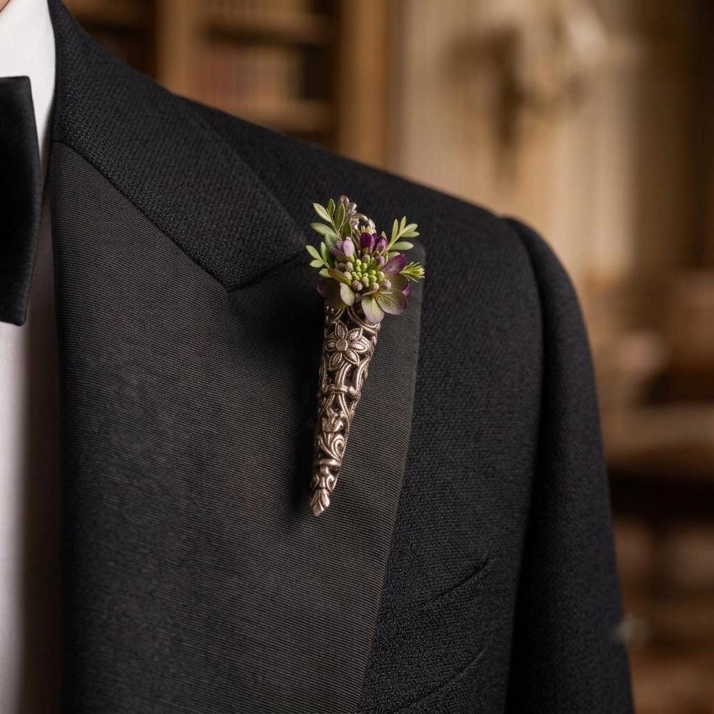 Vintage Boutonniere Holder - Etsy