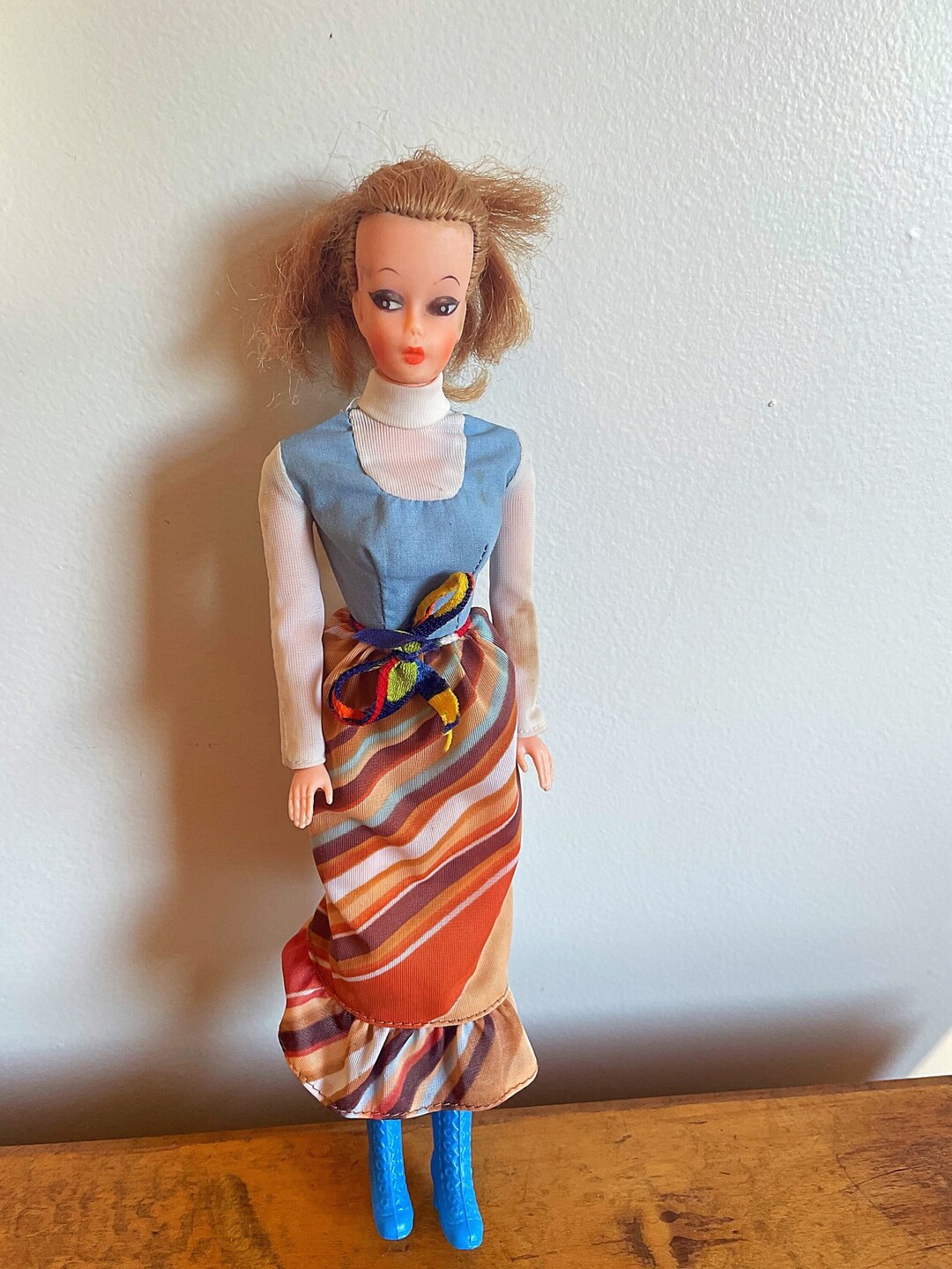 Vintage Wendy Doll 1960's Doll Blonde Ponytail Barbie Clone Retro Doll