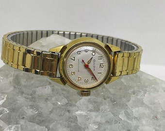 Vintage Bulova Watch Ladies Self Winding Watch on Speidel USA Replacement Band 1970's Ladies Watch Cocktail Watch