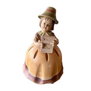 Vintage Thorens Music Box Figurine – Plays Lara’s Theme – Rotating Girl – Swiss Made Collectible