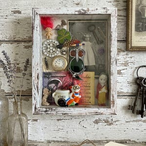 Spirit Box “The Tale of Two Sisters” | Witchy Shadow Box Assemblage | Magical Vintage Curio