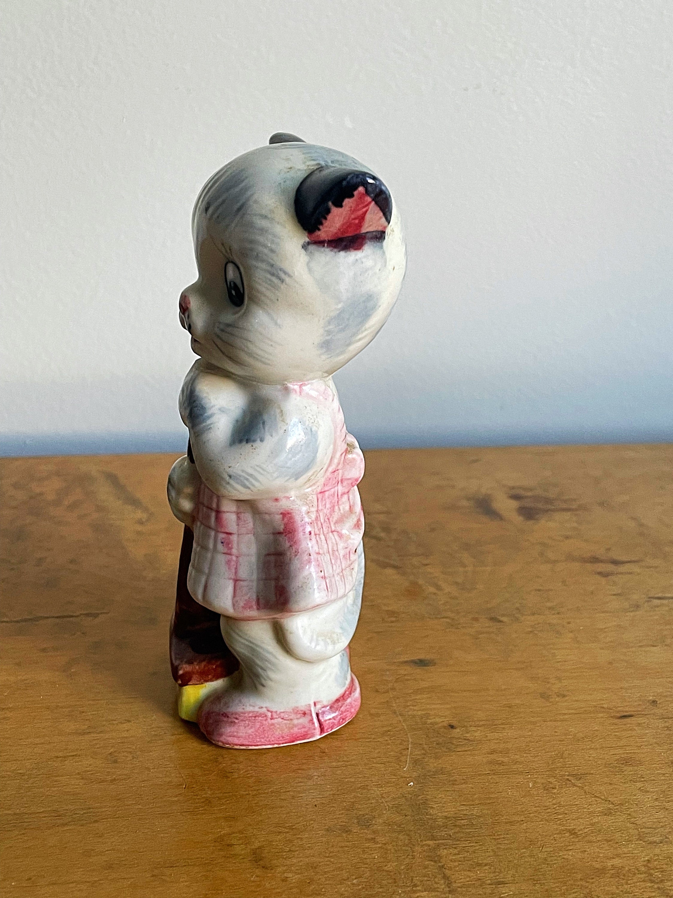 Mid-century Anthropomorphic Cat Figurine: Retro Kitsch Decor - Etsy