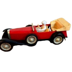 Vintage Cragston Toy Car: Plastic Roadster Convertible, Hong Kong