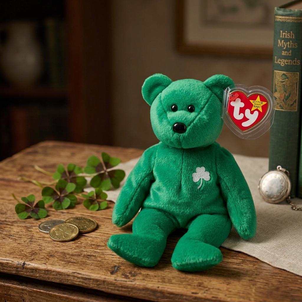 Rare 1997 Ty Erin Beanie Baby: 