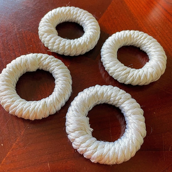 Rope Napkin Rings Etsy