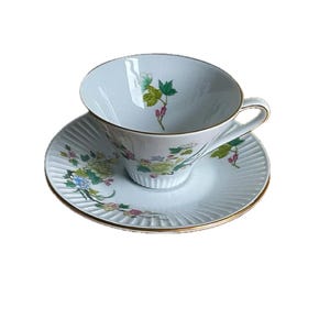 Vintage Eschenbach Bavaria Ming Flowers Germany Teacup Expresso Cup Demitasse Vintage Tea Party German Demitasse Bavarian China Teacup