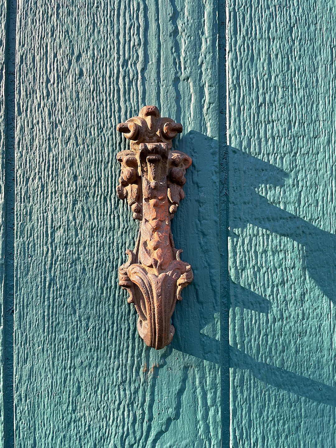 Antique Victorian Cast Iron Door Knocker Vintage Door Knocker Cast Iron ...
