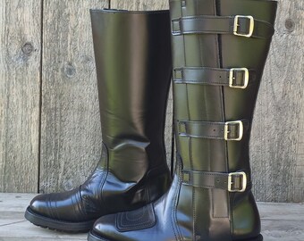 vintage moto boots