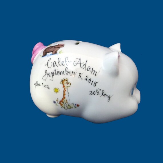 Porcelain piggy bank deals