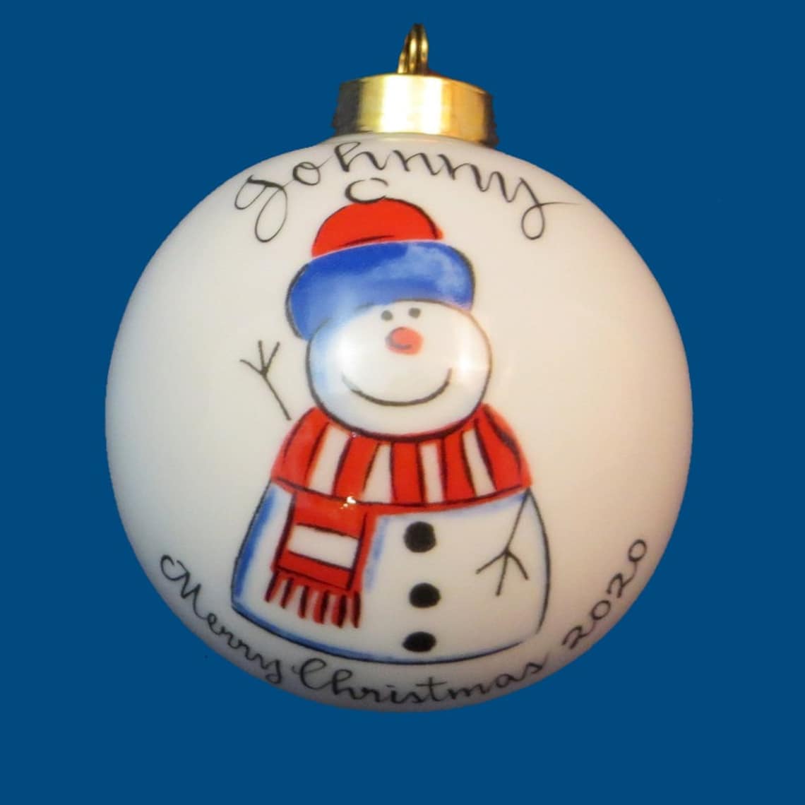 Ceramic photo christmas ornaments