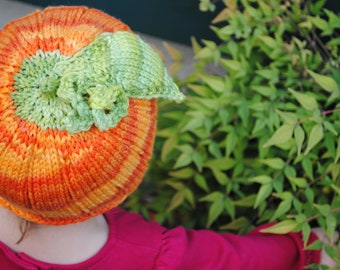 PDF PATTERN Darling Little pumpkin hat