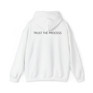 Trust The Process Hoodie - Estetisk Gym Streetwear Hoodie, Minimalistisk Fitness Pump Cover, Gamer Workout Pullover