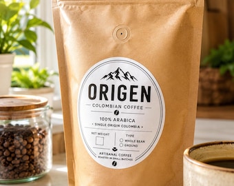 Colombian Specialty Coffee 100% Arabica Small Batch Roasted Whole Bean or Ground