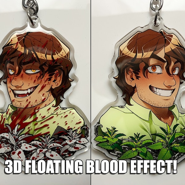 Keychain - 3D Blood Splatter - BTD - Strade