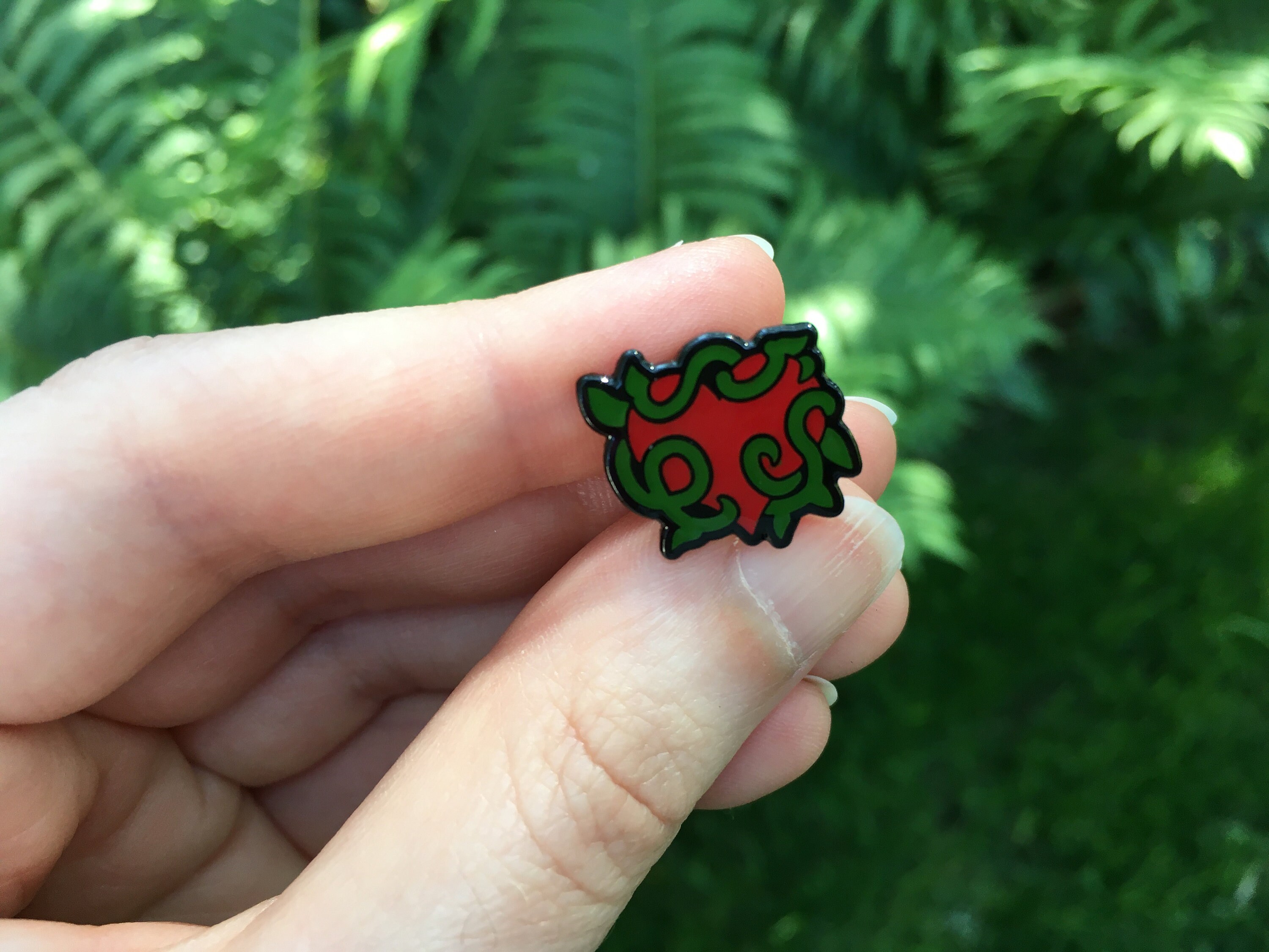 Overgrown Heart Enamel Pin