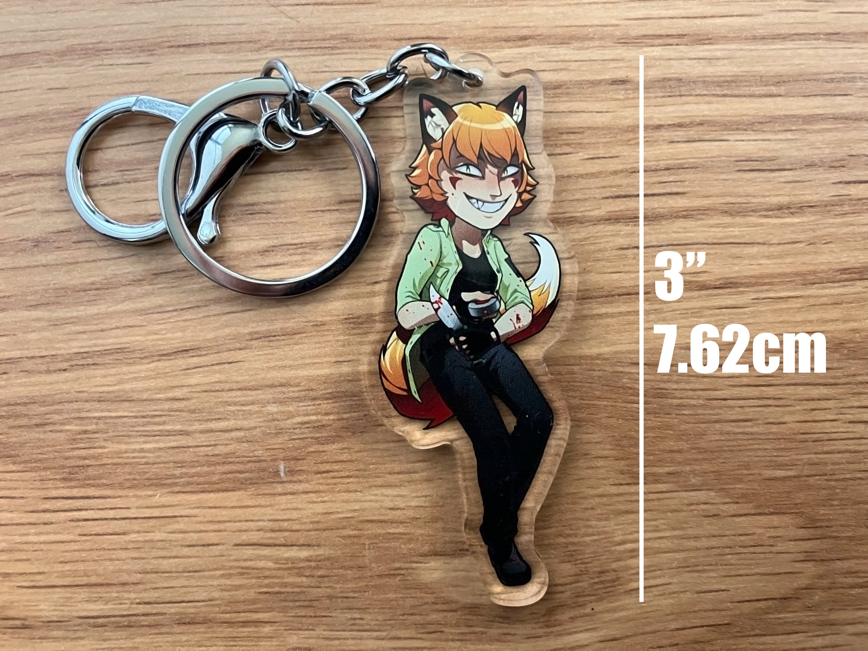 Keychain - BTD - Ren Hana - Etsy Hong Kong