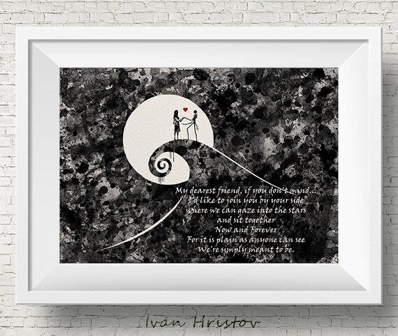 The Nightmare Before Christmas 1 Inspired Jack And Sally | Etsy