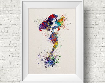 Ariel Painting Etsy Ja Ariel Painting Etsy Ja
