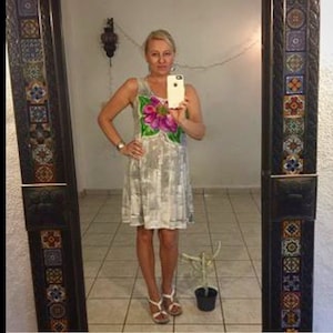 A Line Cotton Dress S-3X,  hand painted from Kauai Hawaii