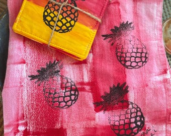 Baumwolle Mehlsack Handtücher Handgemalt von Kaua&#39;i Hawaii Küchen-/Badtücher